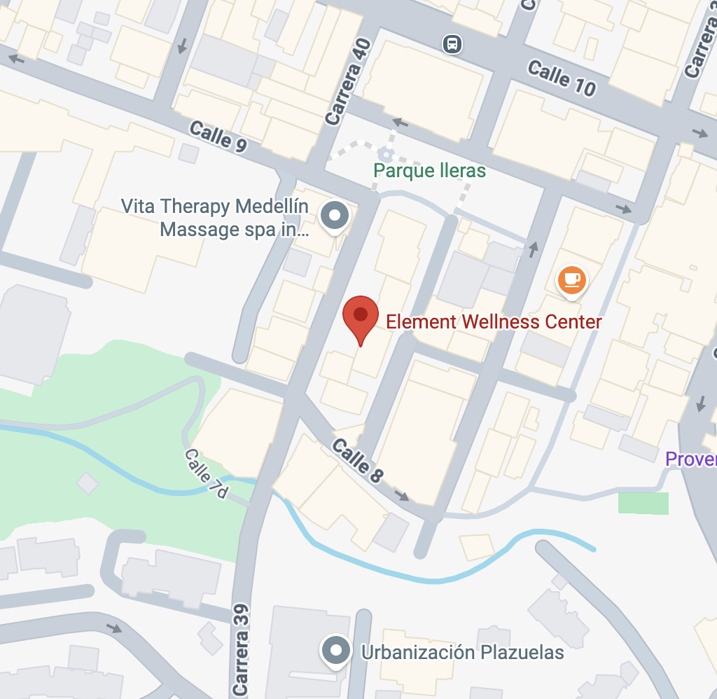 Map of Element Wellness Center at Cra. 39 #8-48, El Poblado, Medellín